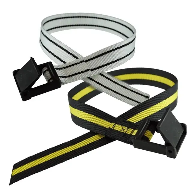 Limited Edition Computerhalsband (Zwart-Geel / Jongvee) met Kunststof Gesp - 90 Cm / 40 MM