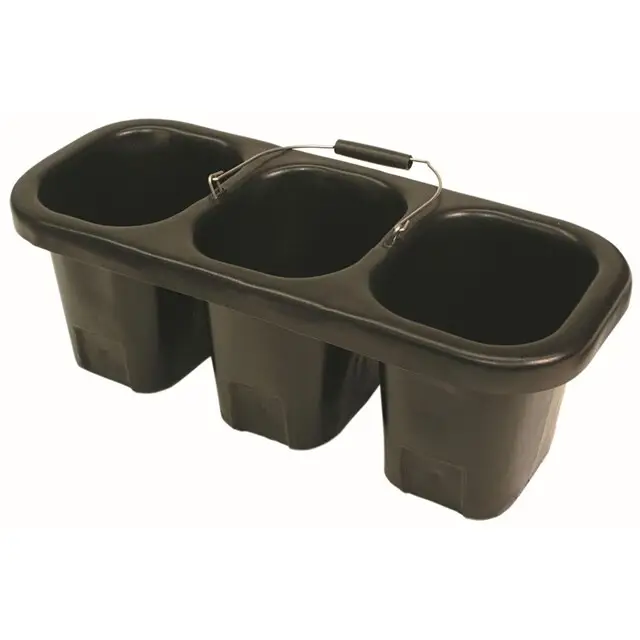 JFC Voederemmer - 3 Compartimenten - 17 Liter (MB1) Hoge Kwaliteit