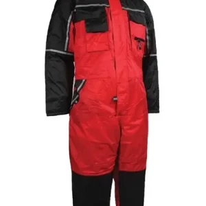 Tijdelijk Beschikbaar De Boer Winter Regenoverall Rood/Zwart Maat 2XL