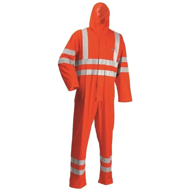 Garantie Inbegrepen De Boer Hi-Vis Spuitoverall Microflex Oranje Maat S