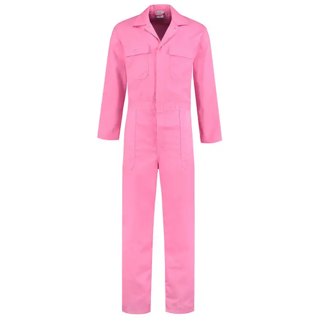 De Boer Polyester/Katoen Overall Roze Maat 62 Dagaanbieding