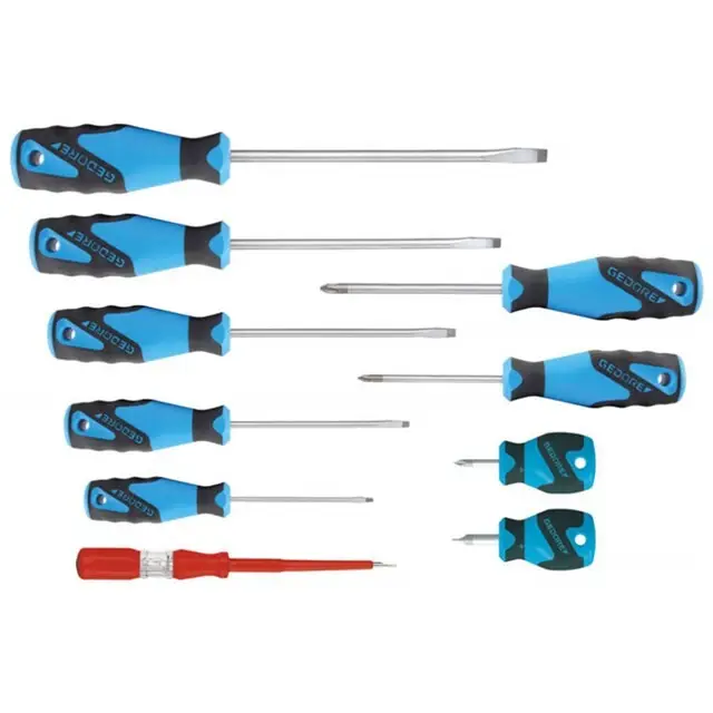 Koop Vandaag Gedore Schroevendraaierset - 7 x Gleuf / 3 x PH