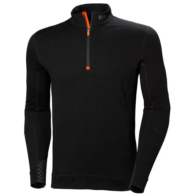Helly Hansen Thermoshirt Lifa Merino Half Zip Zwart - Maat S Lage Kosten