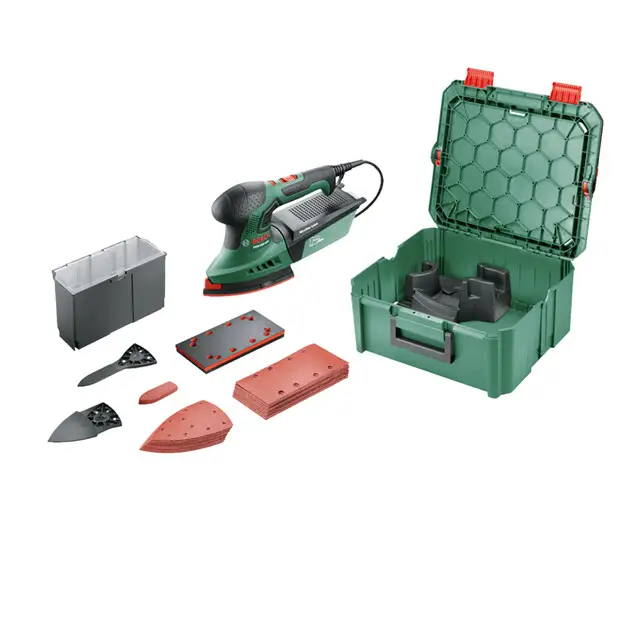 Aanbieding Bosch Multischuurmachine PSM 200 AES SystemBox