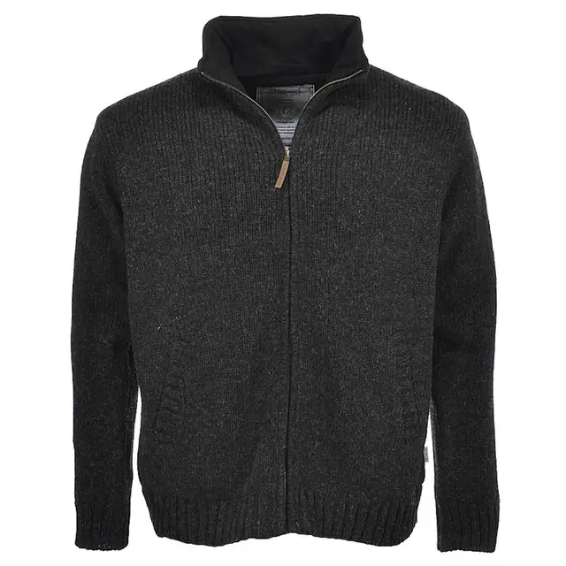 Garantie Inbegrepen Pure Wool Vest MNL-1703 Antraciet Maat L