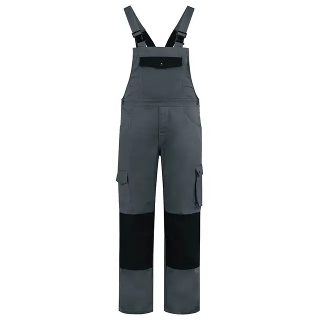 Voordeelprijs De Boer Amerikaanse Overall Katoen/Polyester Grijs-Zwart Maat 60