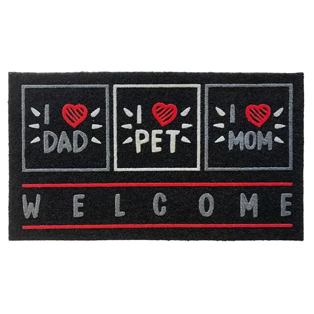 Flitsaanbieding Caprice Welcome Binnenmat Rechthoek 40 x 68 cm - Zwart