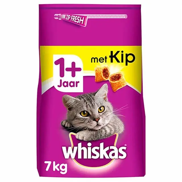 Betaalbaar Whiskas Droog Adult 7 kg Kip Premium Voeding Natvoer