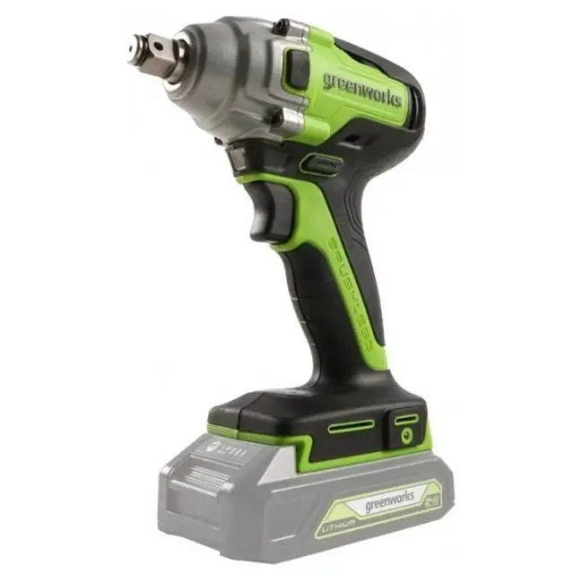 Greenworks Slagmoer Schroefmachine 24V - Zonder Accu En Lader Flitsaanbieding