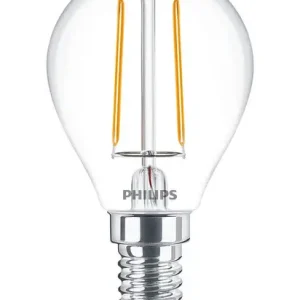 Merkproduct Philips Filamentkaarslamp helder 25W Filament P45 E14