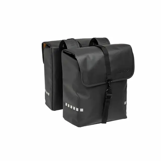 Budget New Looxs Odense Double Dubbele Fietstas 39l - Zwart