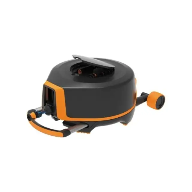 Goedkoop Fiskars Automatische Slanghaspel XL Met Wielen Incl. 20 m Tuinslang