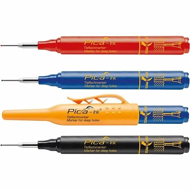 Pica Ink 150/46 Markeerstift Diepe Gaten - Zwart Meest Verkocht