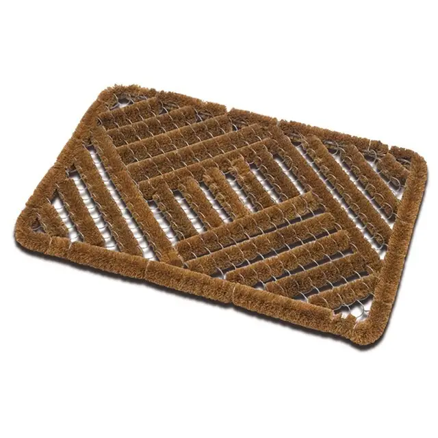 Borstelmat Rechthoek 40 x 60 cm - Naturel Voordeelprijs