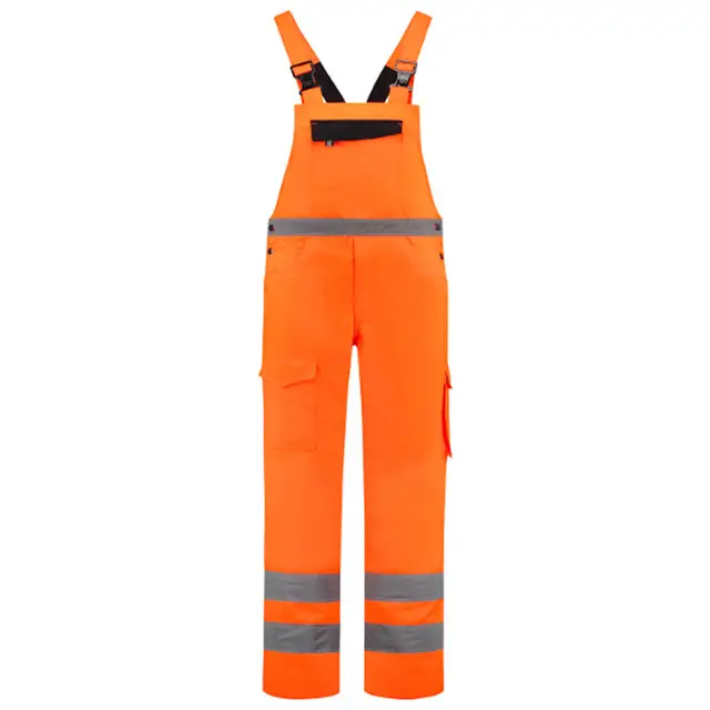 De Boer Hi-Vis Amerikaanse Overall RWS Polyester/Katoen Oranje Maat 56 Gecertificeerd