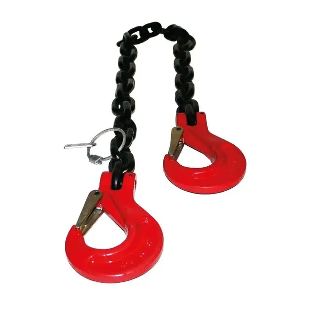 Direct Beschikbaar DELTALOCK Grade 80 Spanketting - 8 mm x 2 Meter - Met Klephaken