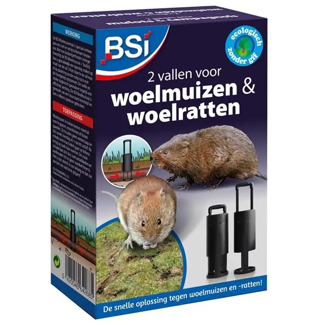 BSI Woelmuisvallen 2 Stuks Laatste Versie