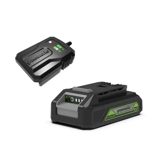 Greenworks Starter Kit 24 Volt 2.0 Ah Accu En Lader Handgemaakt