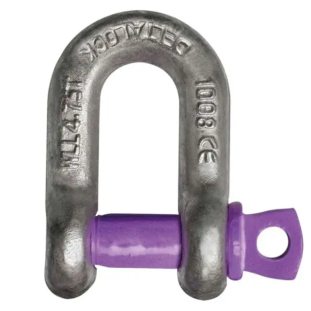 DELTALOCK - D-sluiting met borstbout - 8,5 ton Beperkt Aanbod