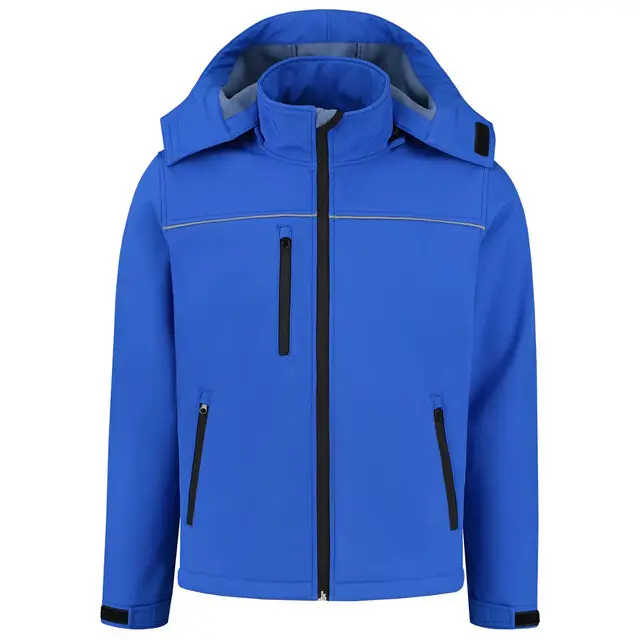De Boer Softshelljas Basic Korenblauw Maat 5XL Topkwaliteit