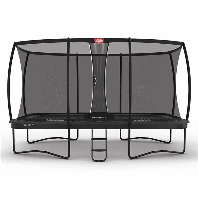 BERG Ultim Elite Regular Trampoline 500 x 300 Grijs - Met Veiligheidsnet Deluxe XL Wereldwijde Verzending