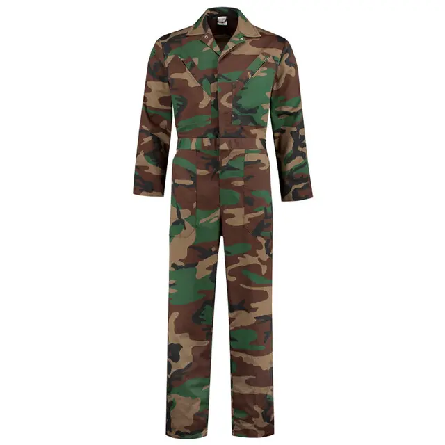 De Boer Kinderoverall Polyester/Katoen Camouflage Maat 98 Meest Verkocht