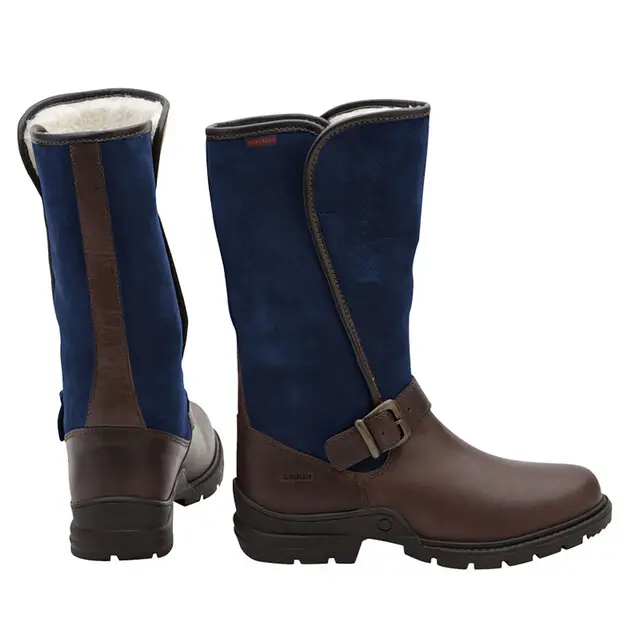 Garantie Inbegrepen Horka Leren Outdoorlaars Chesterfield Blauw - Maat 37