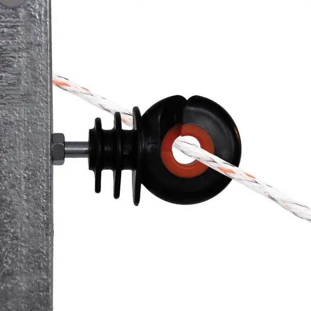 Aanbieding Gallagher Ringisolator XDI Metalen Paal (125 Stuks) - Met moeren