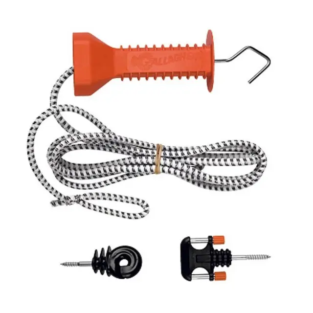 Limited Edition Gallagher Doorgangsset Wit (Elastisch Cord) - Max. 6 Meter