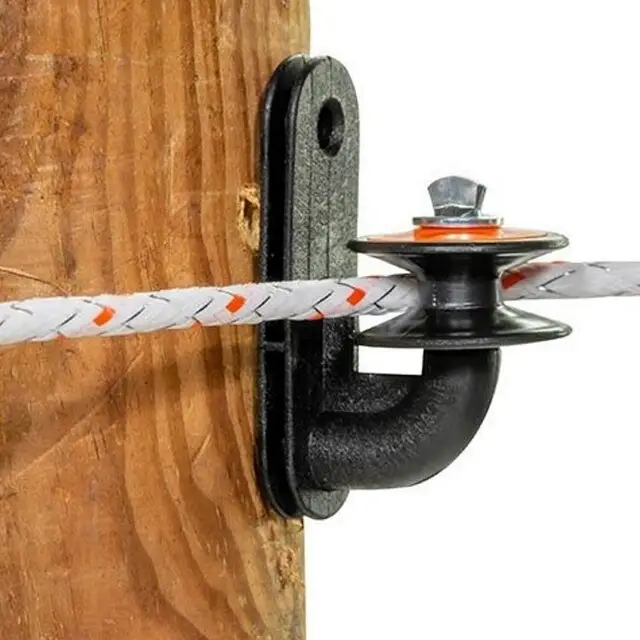 Gallagher Rol-Hoekisolator Houten Paal - 5 Stuks Direct Beschikbaar