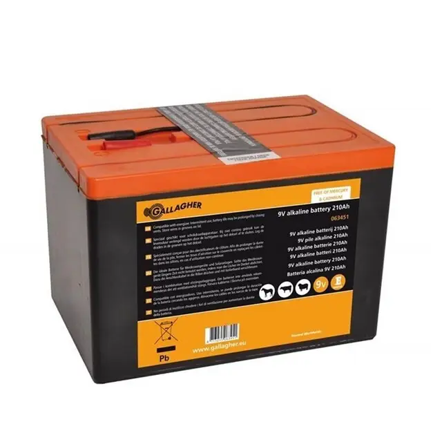 Powerpack Batterij 9V/210Ah - Gallagher Gecertificeerd