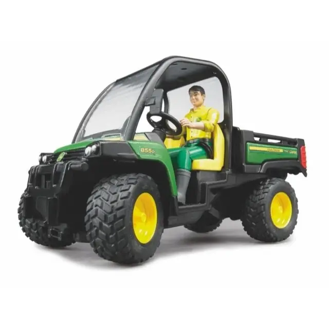 Merkproduct Bruder 02490 - John Deere Gator XUV 855D met Bestuurder 1:16