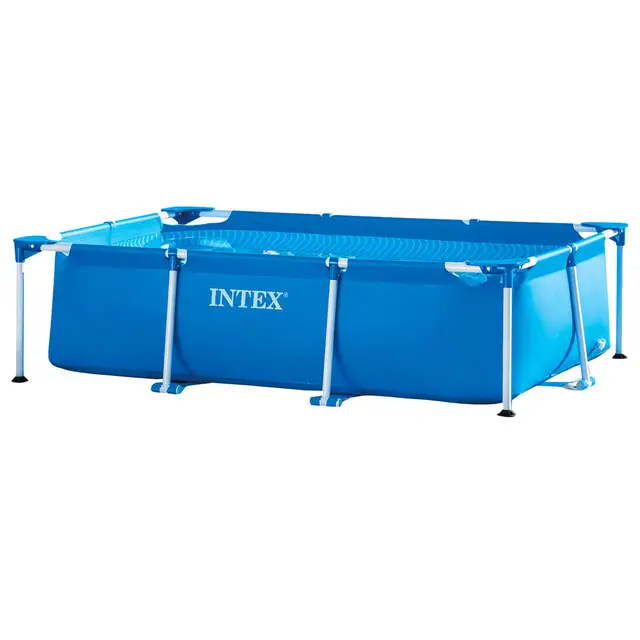 Intex Opzetzwembad Metal Frame Rechthoek - 220 x 150 x 60 cm Gratis Retour