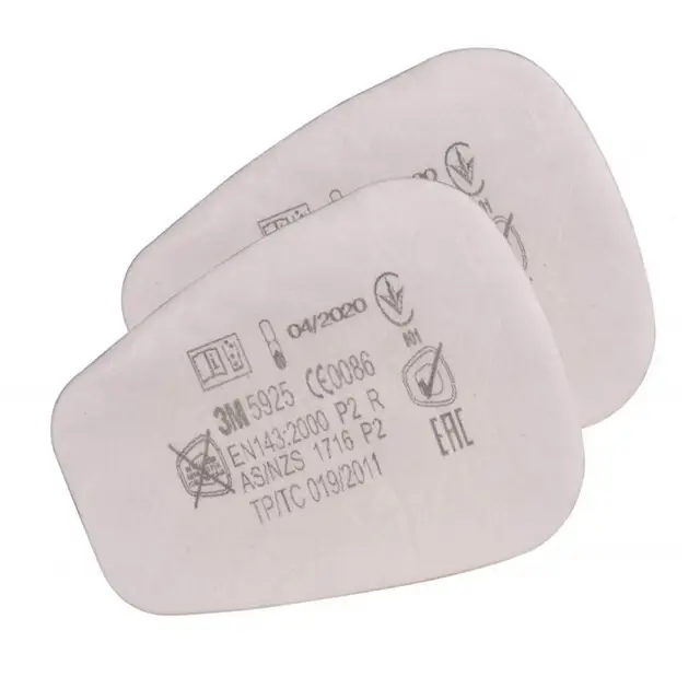 Betrouwbaar 3M Stoffilter P2R Set 2 Stuks