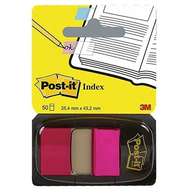 Limited Edition 3M Post-it Index Licht Roze