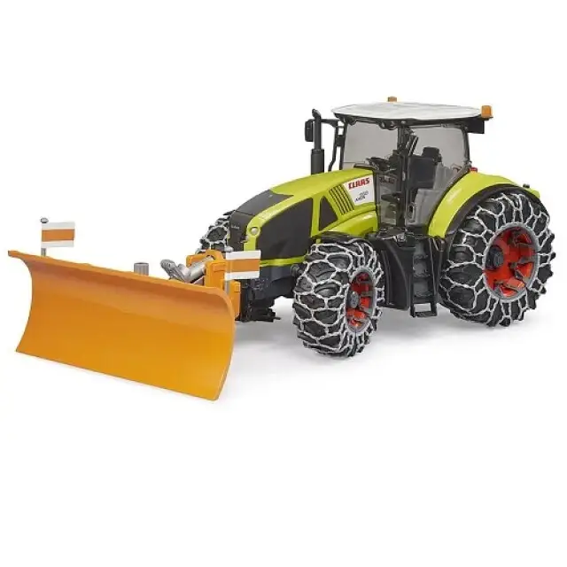 Bruder Claas Axion 950 Speelgoedtractor Met Sneeuwkettingen En Ploegblad Uitverkoop