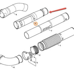 Actieprijs STIHL 4241-708-3402 Blaaspijp 80mm. 4241-708-3402