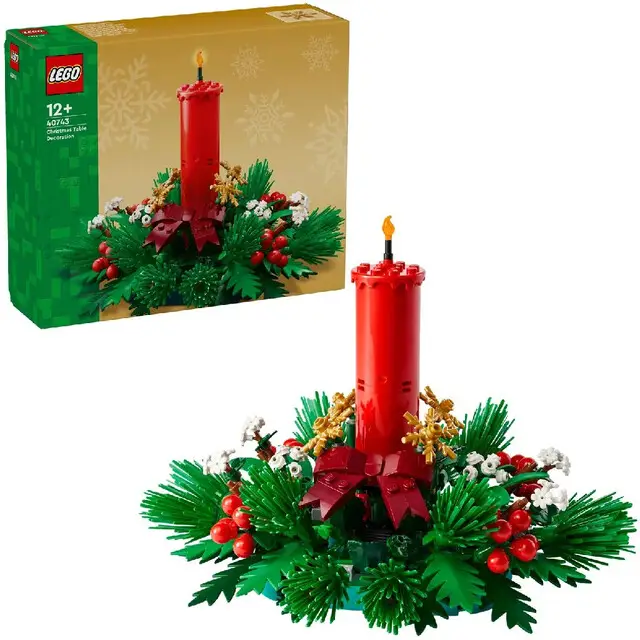 Exclusief Lego 40743 Christmas Kersttafeldecoratie