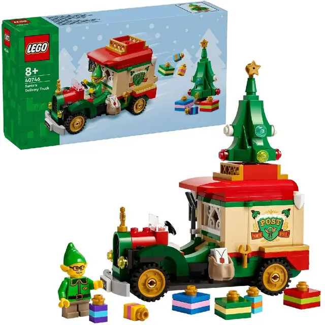 Lego 40746 Christmas Bezorgtruck Van De Kerstman In De Mode