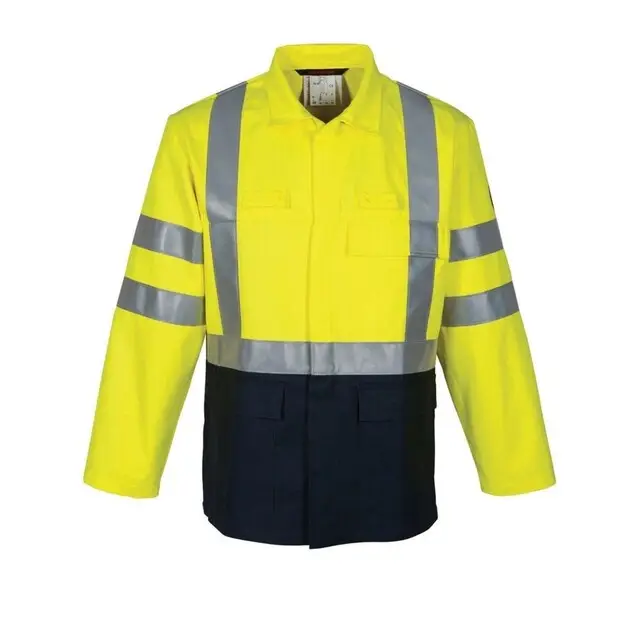 Exclusief HAVEP Multi Protector Korte Jas/Vest 30012 Geel/Marine Maat 62