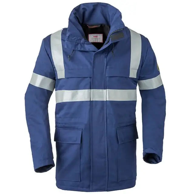 Nu Kopen HAVEP 5safety Parka Jas 40070 Marineblauw Maat M