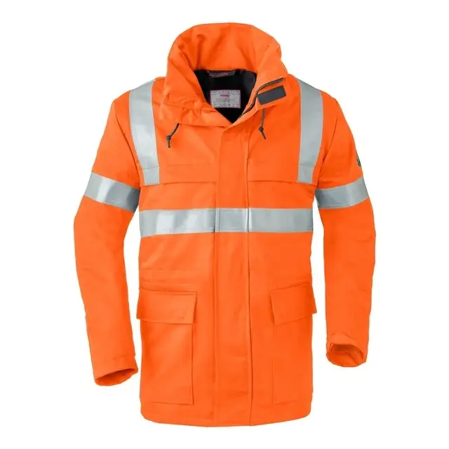 Laatste Versie HAVEP 5safety Parka Jas 40070 Oranje Maat XL