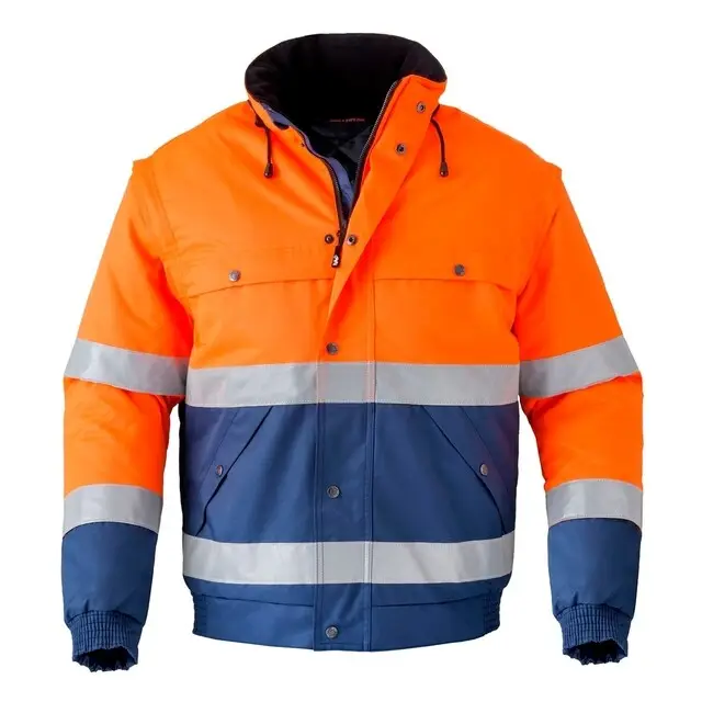 HAVEP Hi-Vis All Season Jack 5139 Oranje/Marine Maat 4XL Direct Verzonden