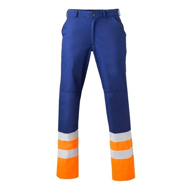 Koop Online HaVeP Werkbroek High Visibility 8397 Marine/Fluor oranje Maat 58