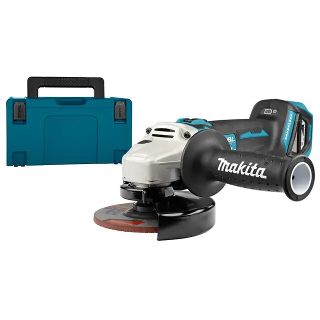 Makita 18 V Haakse slijper 125 mm DGA511ZJ excl accu en lader | in Mbox Origineel