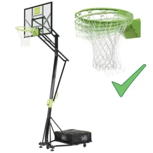 Flitsaanbieding EXIT Galaxy Basketbalbord Op Wielen Met Dunkring
