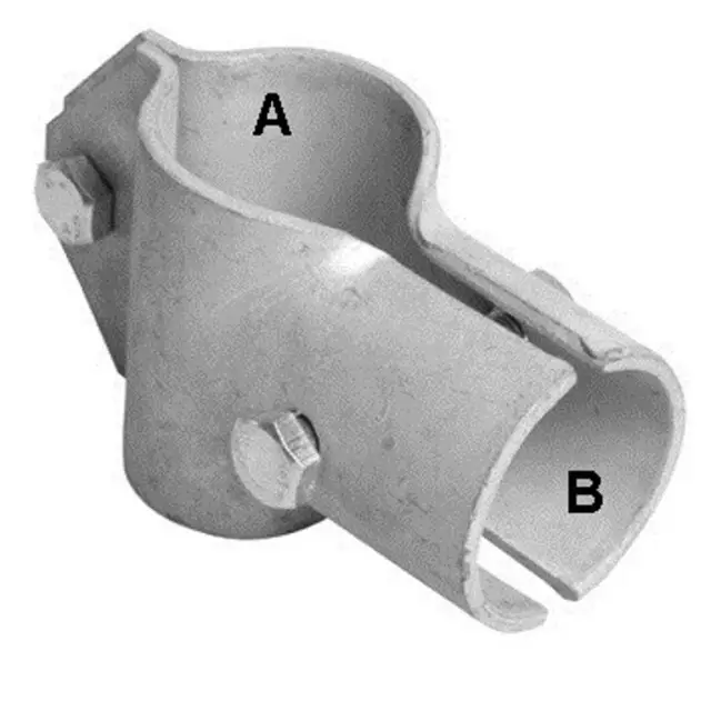 T-Klem 2-delig Met Lip - 1 1/2 Duims x 1 1/2 Duims Dagaanbieding