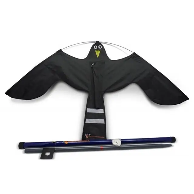 Express Levering Vogelverjager Black Hawk Kite - 7 Meter
