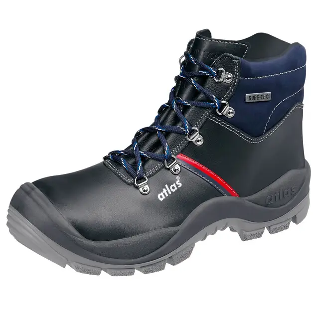 Topkwaliteit Atlas Werkschoenen Anatomic Bau 500 S3 Zwart Maat 46