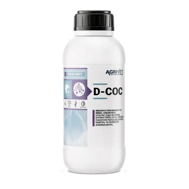 Agrivet D-CoC Desinfectiemiddel - 1 Liter Luxe